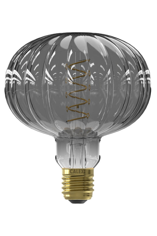 Calex Metz Smokey LED Bulb - E27 - G125 - 4W - Dimmable