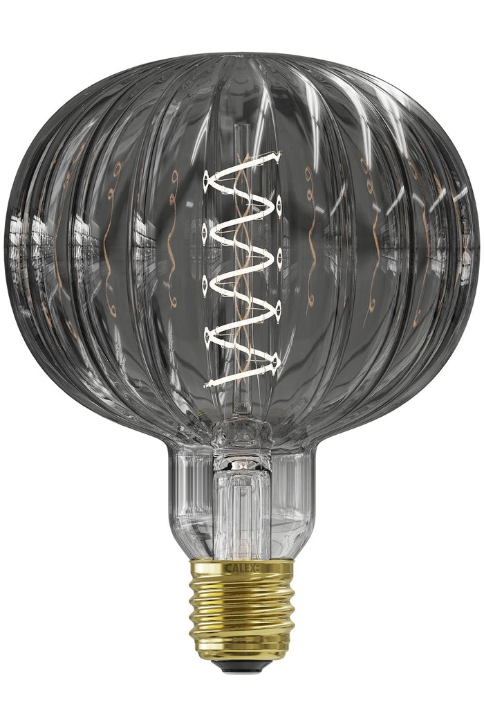 Calex Metz Smokey LED Bulb - E27 - G125 - 4W - Dimmable