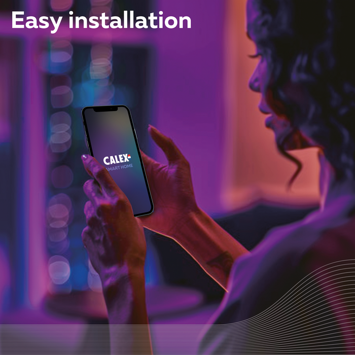 Calex Smart LED Bulb - 2 Pack - E27- A60 - RGB + CCT