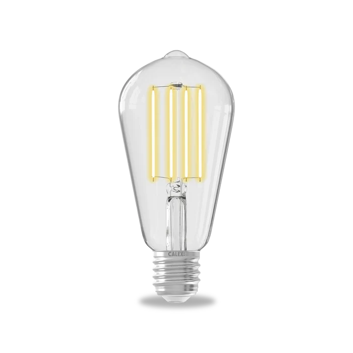 Calex Smart LED Bulb - Filament - ST64 - CCT - Clear