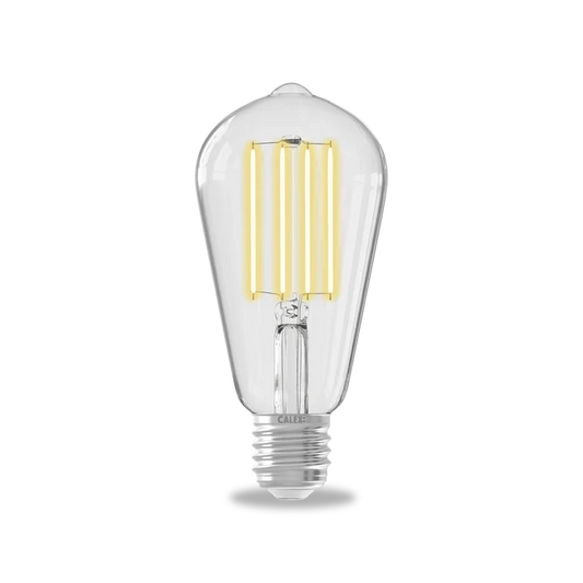 Calex Smart LED Bulb - Filament - ST64 - CCT - Clear