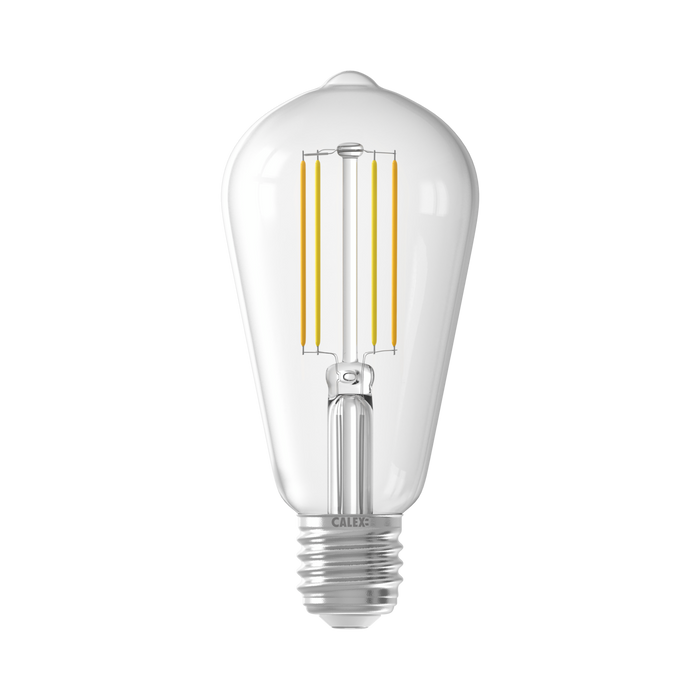 Calex Smart LED Bulb - Filament - ST64 - CCT - Clear