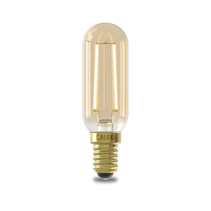 Calex Warm Filament LED Lamp - E14 - T25 - Gold