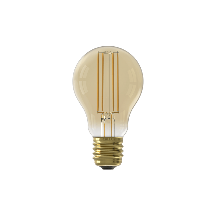 Calex Warm Filament LED Lamp - E27 - A60 - Gold