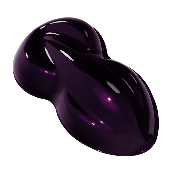 Candy Pearl Deep Purple Basecoat Quart Complete Kit (Over Black Base)