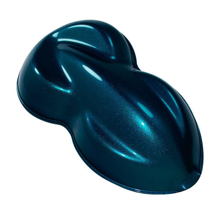 Candy Pearl Sky Blue Basecoat Quart Complete Kit (Over Black Base)