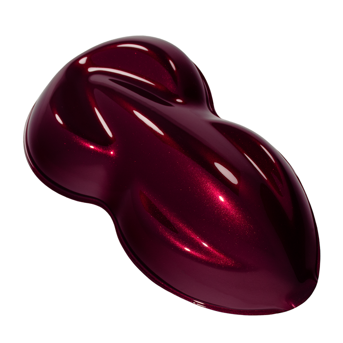 Candy Pearl Strawberry Basecoat Quart Complete Kit (Over Black Base)