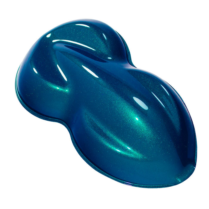 Candy Pearl Teal Basecoat Quart Complete Kit (Over Black Base)