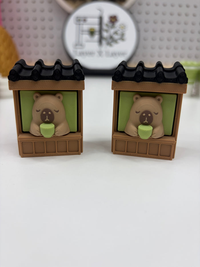 Capybara Matcha Fidget Clicker