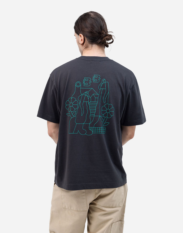 Carbon Black Simple Life T-Shirt