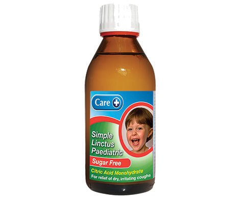 Care Simple Linctus Paediatric Sugar Free - 200ml