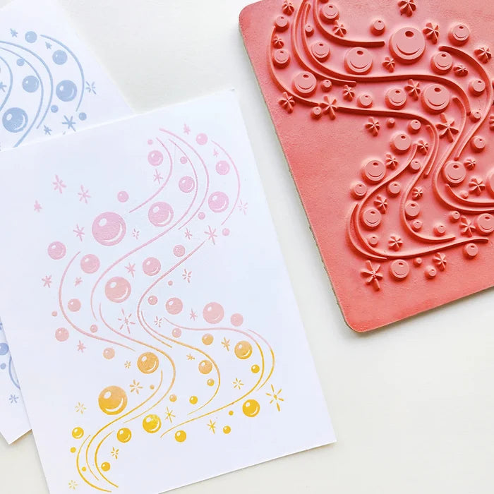 Catherine Pooler - Background Stamp - Blissful Bubbles. Available at Embellish Away located in Bowmanville Ontario Canada. Example by brand ambassador.