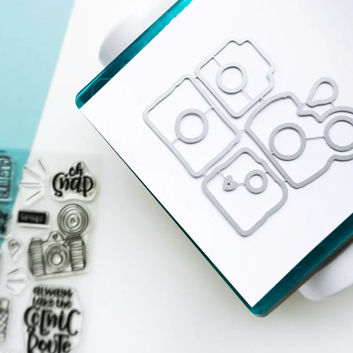 Catherine Pooler - Stamp & Die Set - Oh Snap! Available at Embellish Away located in Bowmanville Ontario Canada.