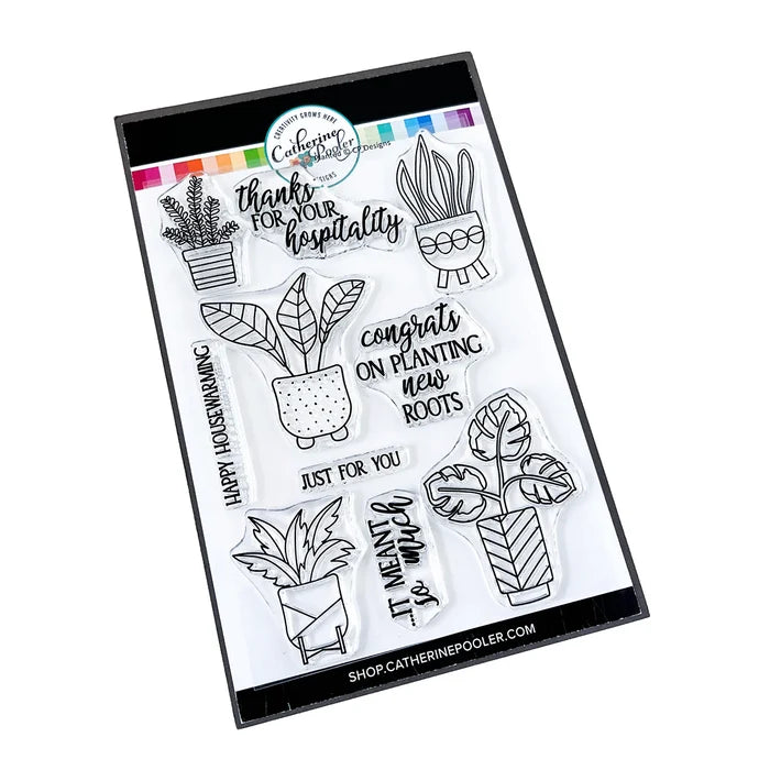 Catherine Pooler - Stamp & Die Set - Planted. Available at Embellish Away located in Bowmanville Ontario Canada.