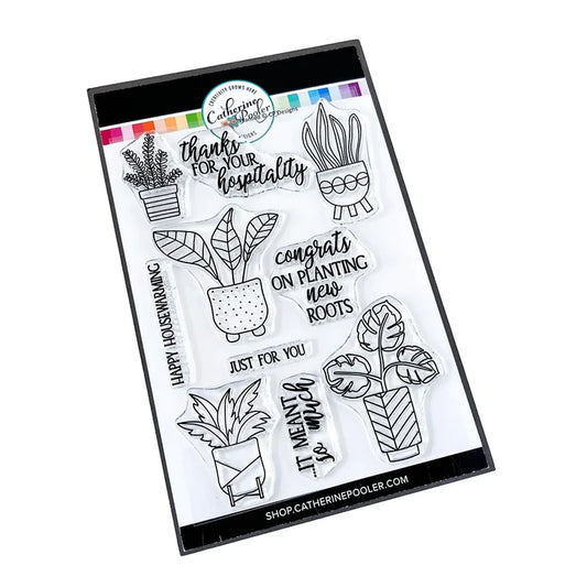 Catherine Pooler - Stamp & Die Set - Planted. Available at Embellish Away located in Bowmanville Ontario Canada.