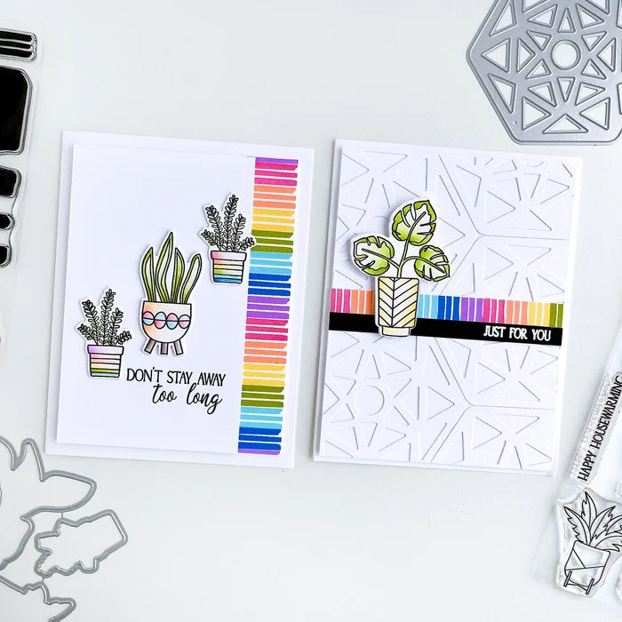 Catherine Pooler - Stamp & Die Set - Planted. Available at Embellish Away located in Bowmanville Ontario Canada. Example by brand ambassador.