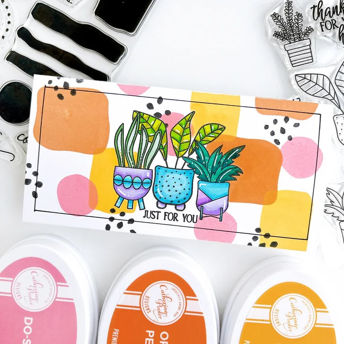 Catherine Pooler - Stamp & Die Set - Planted. Available at Embellish Away located in Bowmanville Ontario Canada. Example by brand ambassador.