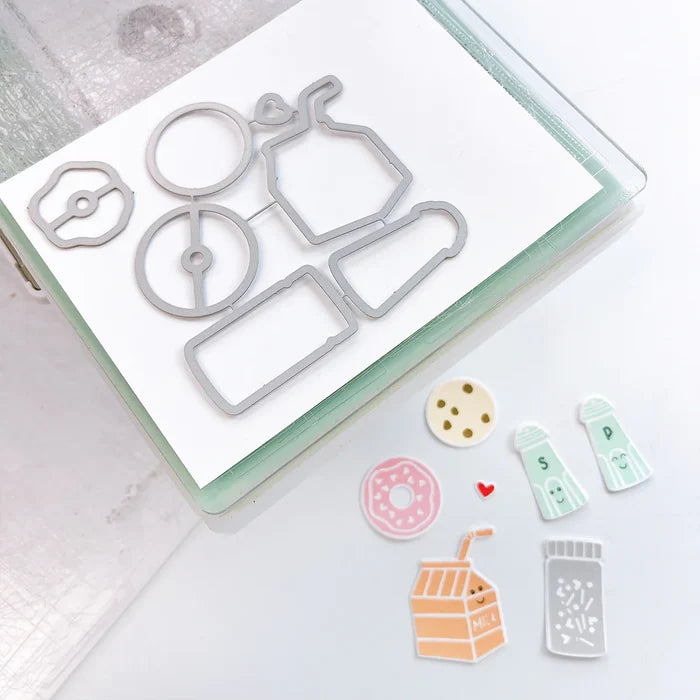 Catherine Pooler - Stamp & Die Set - We Go Together. We go together like donuts and sprinkles! Ready for your cards and projects for Valentines Day, celebrating your bestie, or any day you want to let the one you love know you are "the perfect pair"! Available at Embellish Away located in Bowmanville Ontario Canada