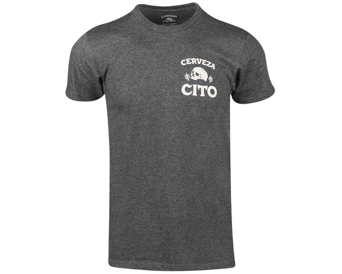 Cerveza Cito Tee - Charcoal Heather Front