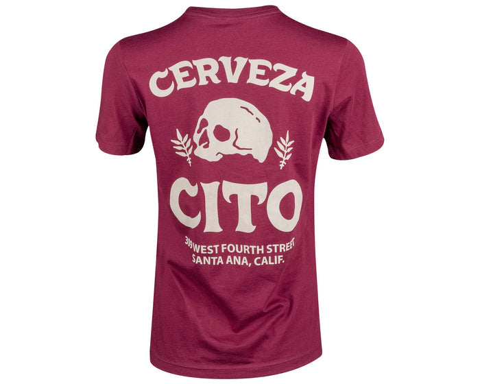 Cerveza Cito Women's OG Tee - Maroon Back