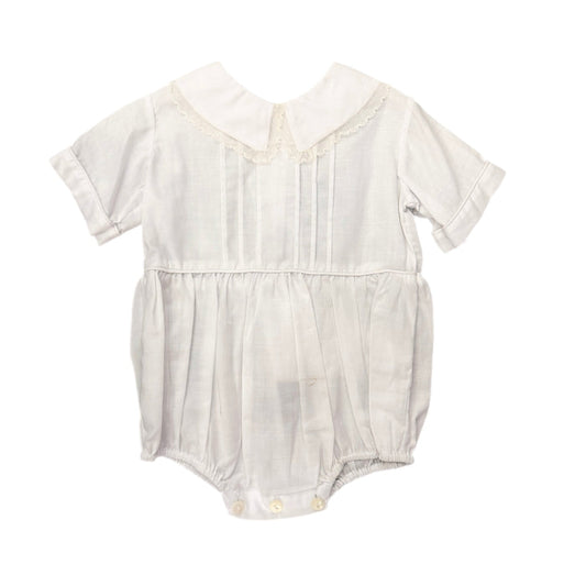 Chapin White Simple Lace Boy Bubble