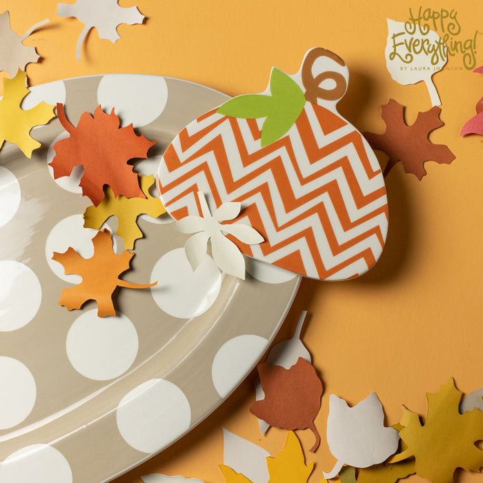 Chevron Pumpkin Mini Attachment by Happy Everything!