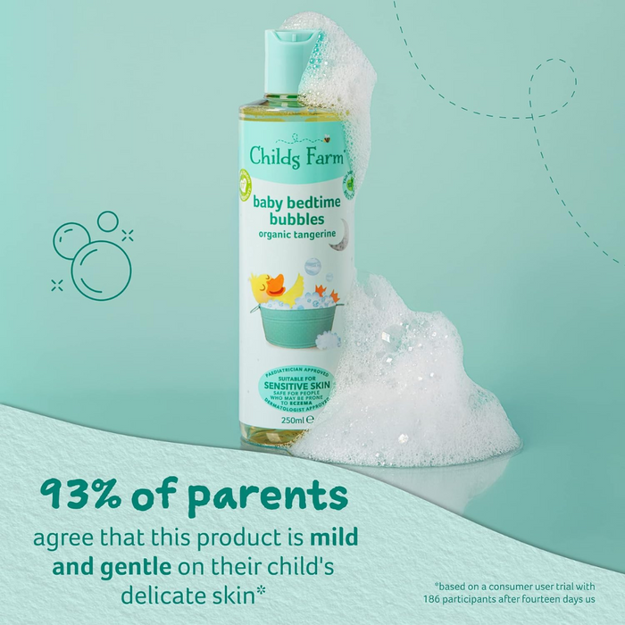 Childs Farm Baby Bedtime Bubbles Organic Tangerine 250ml (T)