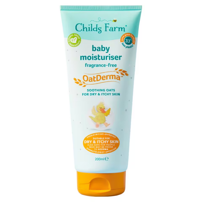 Childs Farm Baby Moisturiser Oatderma Fragrance Free 200Ml (T)
