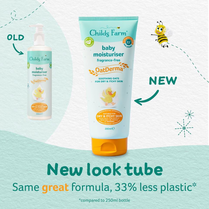 Childs Farm Baby Moisturiser Oatderma Fragrance Free 200Ml (T)