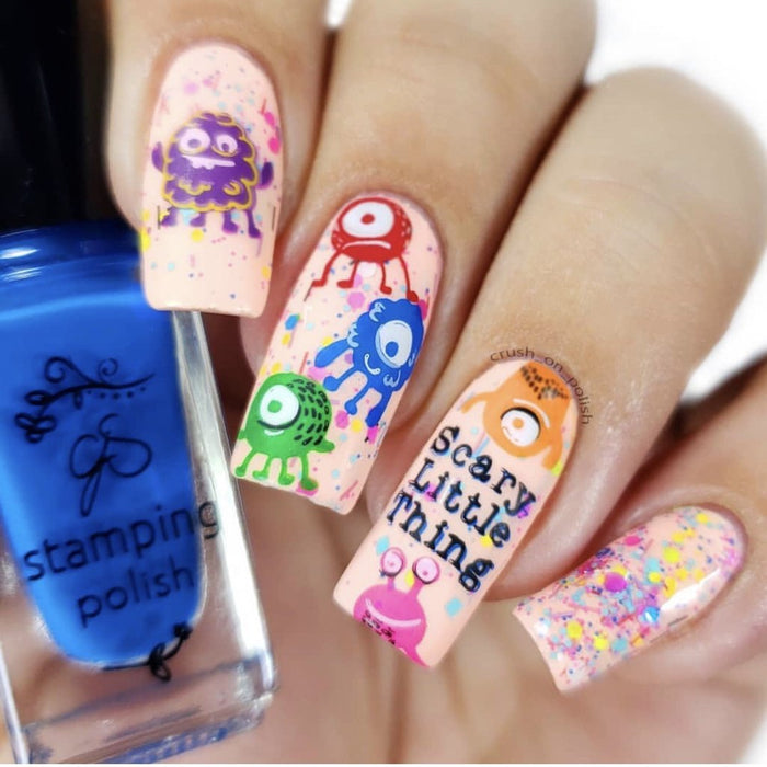CJSH-027 Monster Mash  |  Clear Jelly Stamping Plate