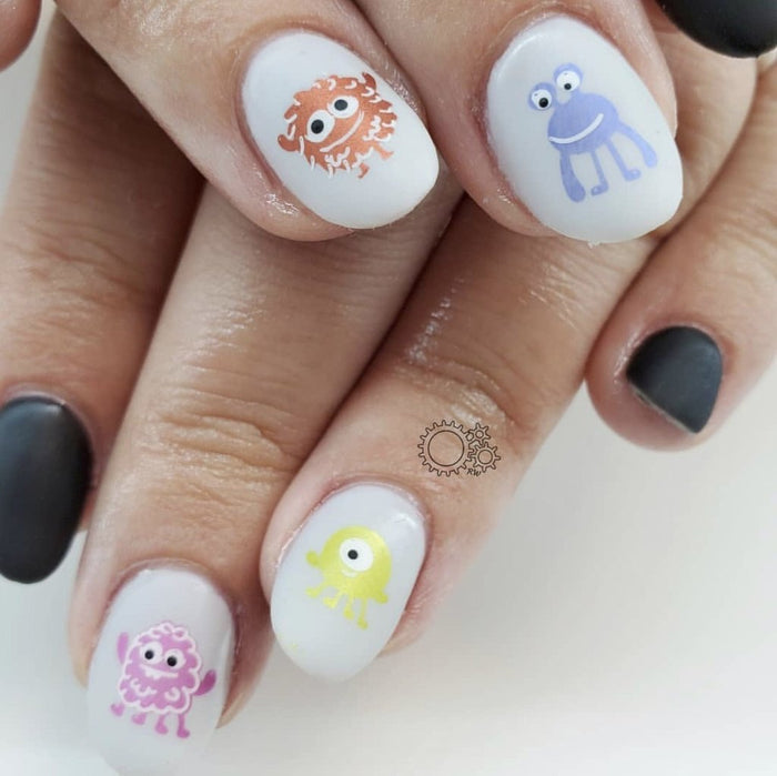 CJSH-027 Monster Mash  |  Clear Jelly Stamping Plate
