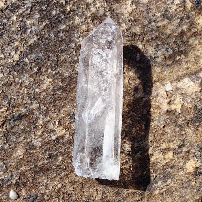 This is a close up of the fourth crystal point you will receive with this set.