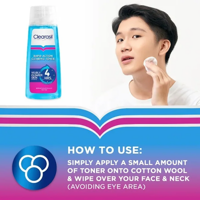 Clearasil Ultra Rapid Action Deep Pore Treatment Toner, 200ml (T)