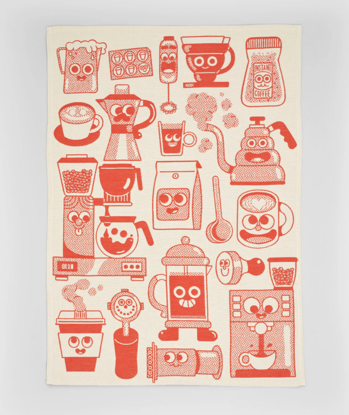 Coffee Time Tea Towel
