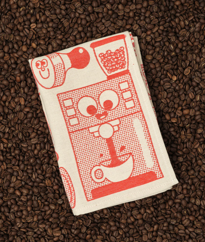 Coffee Time Tea Towel