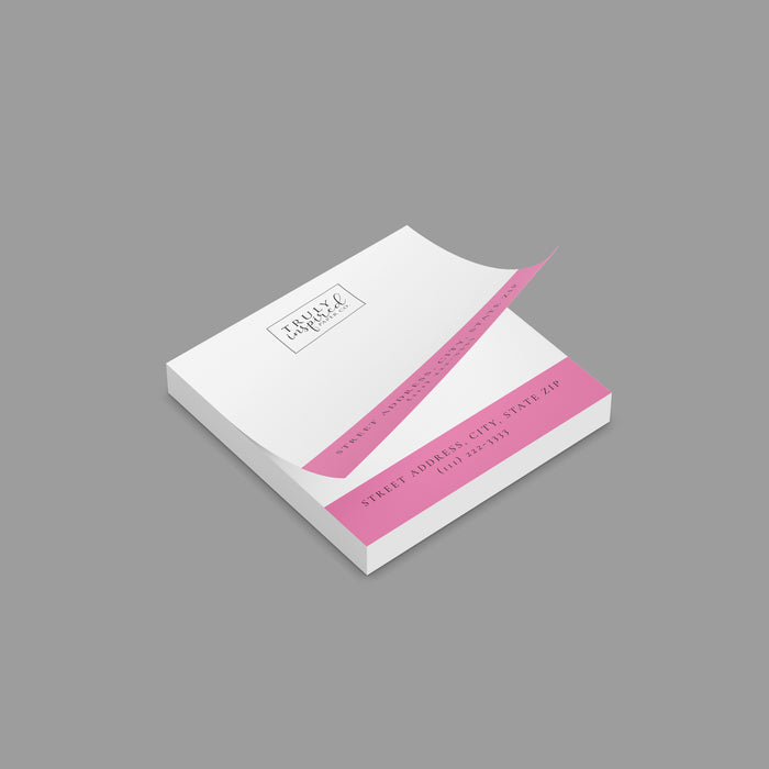 Color Bar Post It Notes