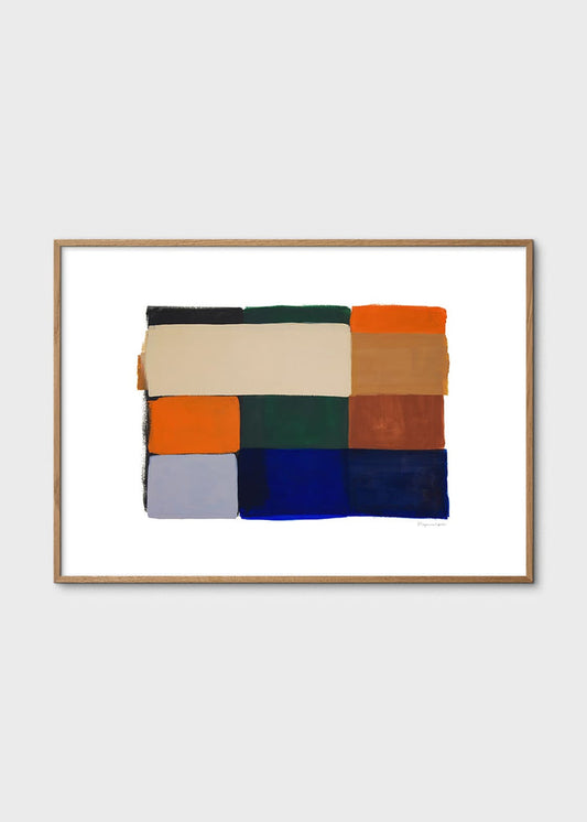 Colour Squares 01 by Berit Mogensen Lopez