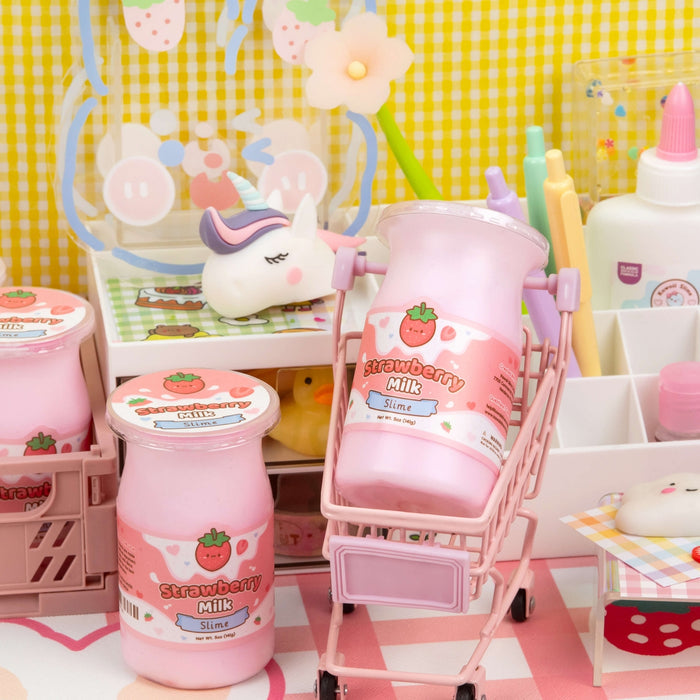 *COMING SOON* Kawaii Slime Company Strawberry Milk Glossy Slime