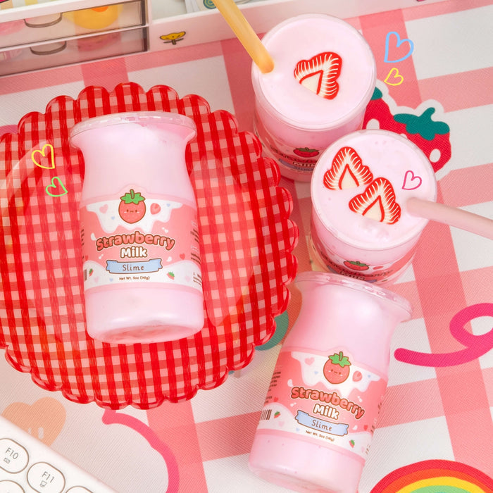 *COMING SOON* Kawaii Slime Company Strawberry Milk Glossy Slime