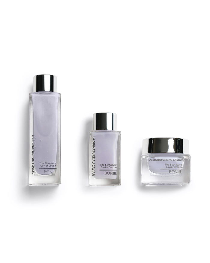 Compact Size The Signature Caviar Trio Set