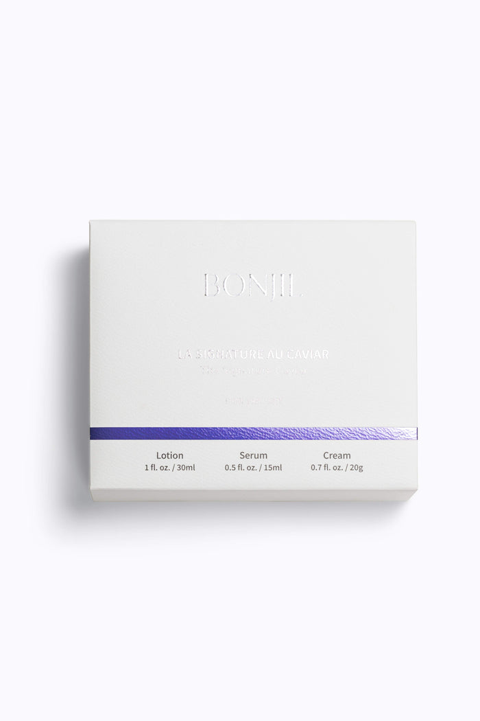 Compact Size The Signature Caviar Trio Set
