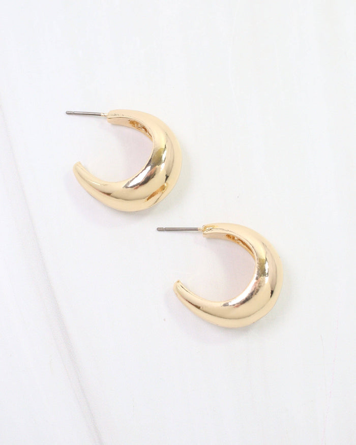 Coos Bay Hoop Earring Gold: Default