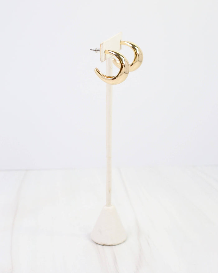 Coos Bay Hoop Earring Gold: Default