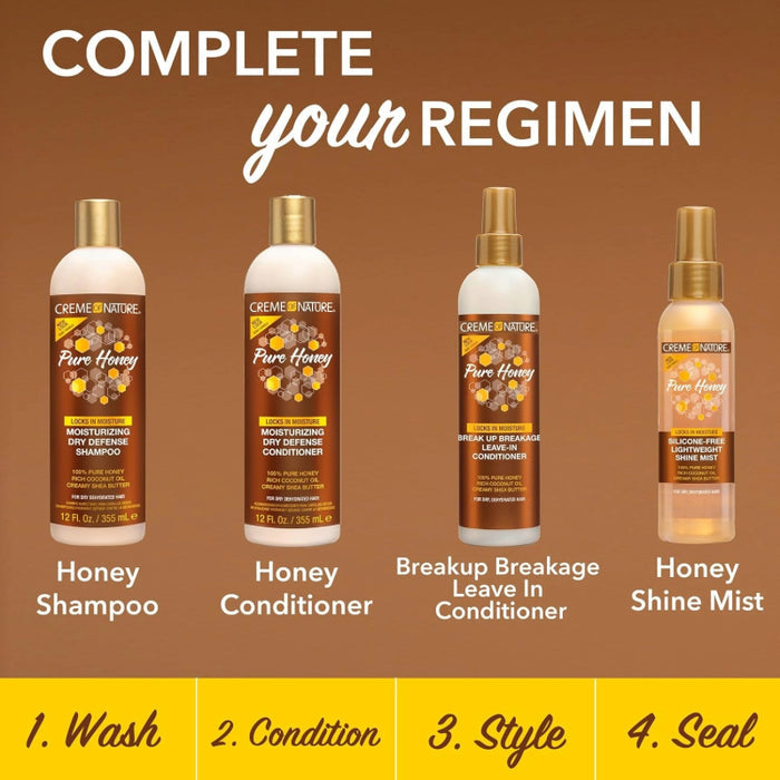 CREME OF NATURE Pure Honey Leave-In Conditioner 8oz