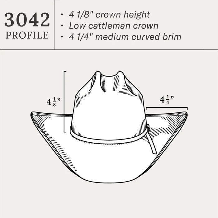 Crowley 10X Straw Cowboy Hat | Natural | Stetson