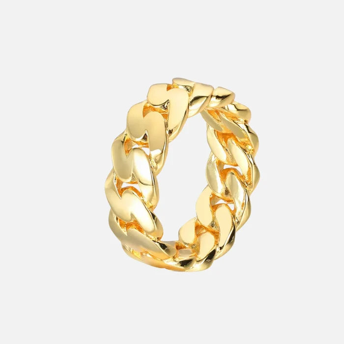 CUBAN RING - GOLD