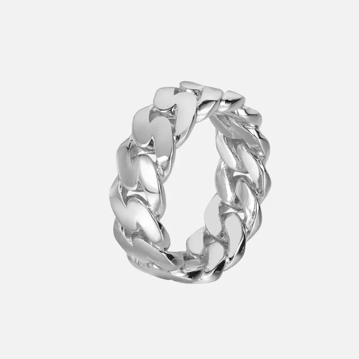 CUBAN RING - SILVER