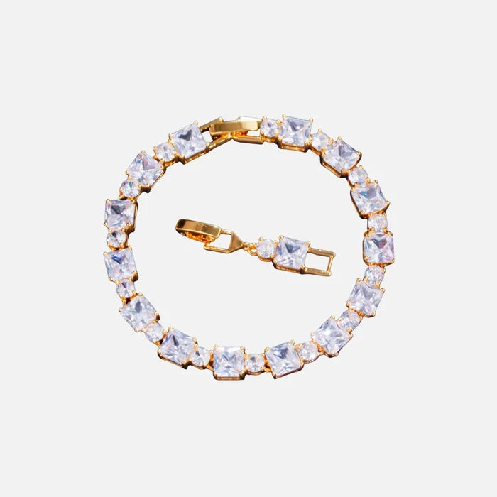 Cube Bracelet - Gold
