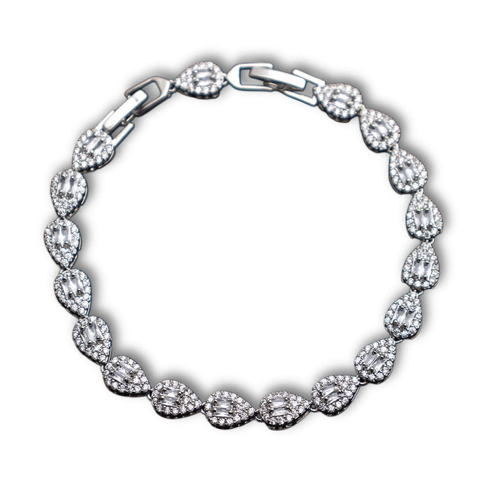 Cubic Teardrop Bracelet
