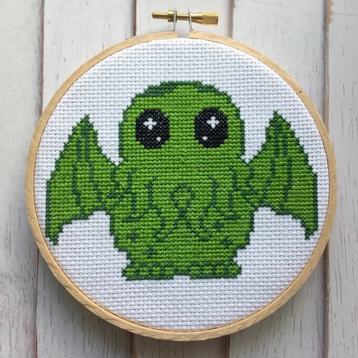 Cute Cthulhu Cross Stitch Kit
